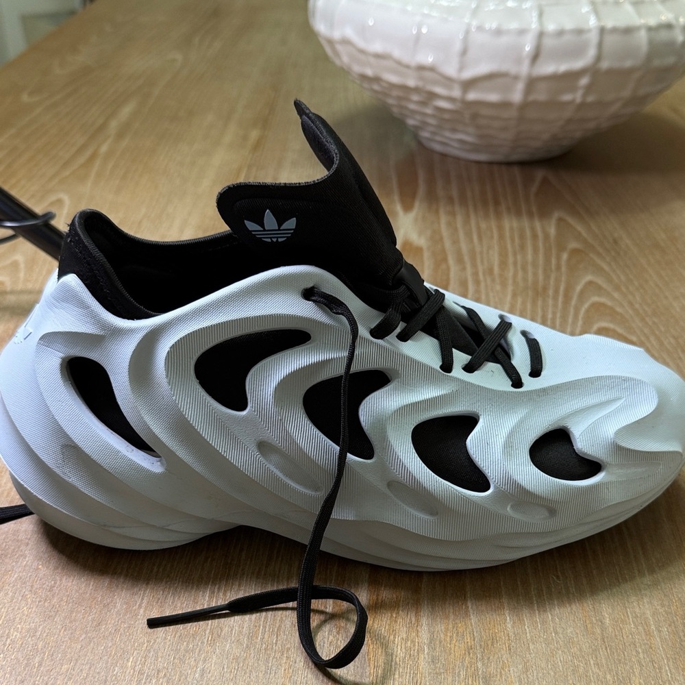 Adidas Mens Black and light blue.